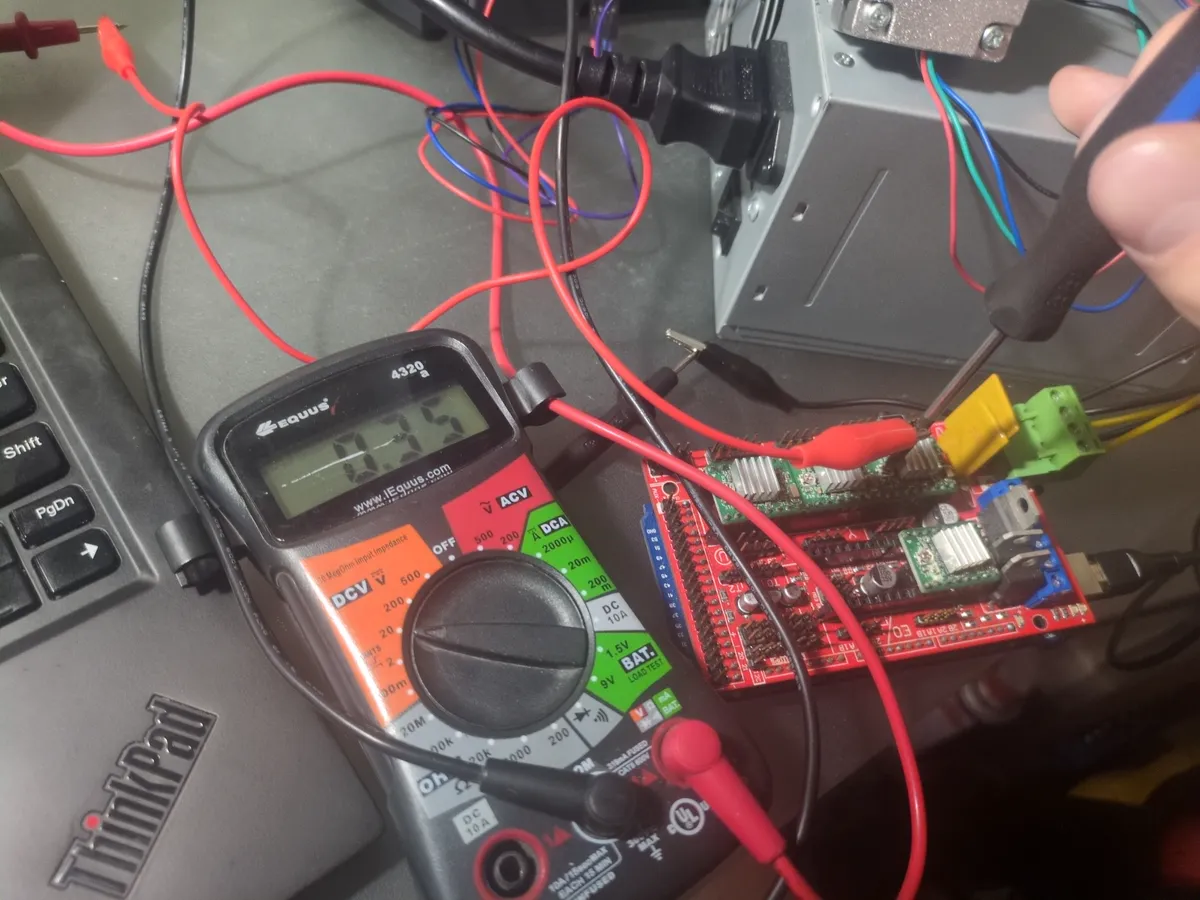 Adjusting the A4988 driver VREF