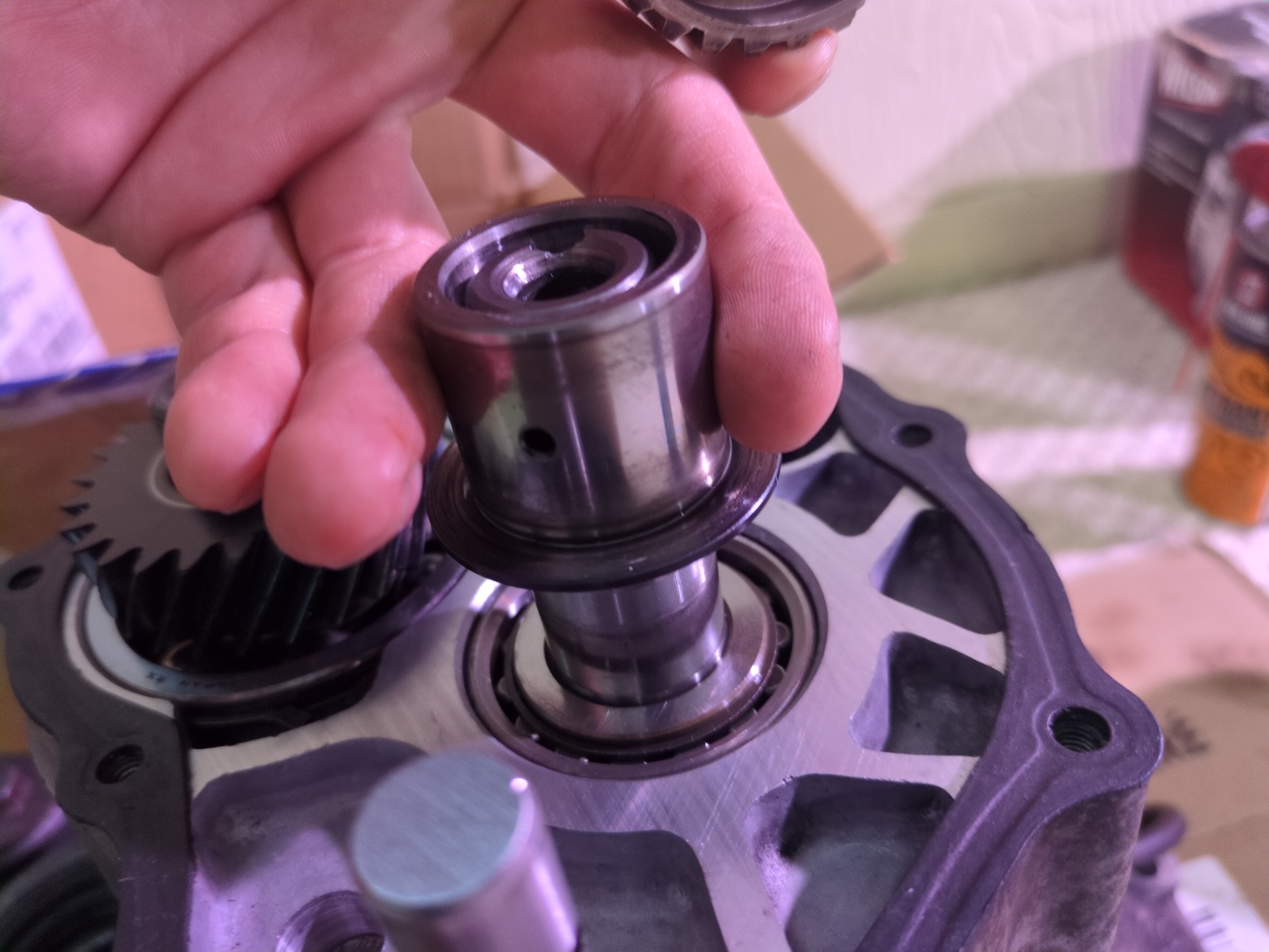 Bearing spacer required for 5th gear reassembly