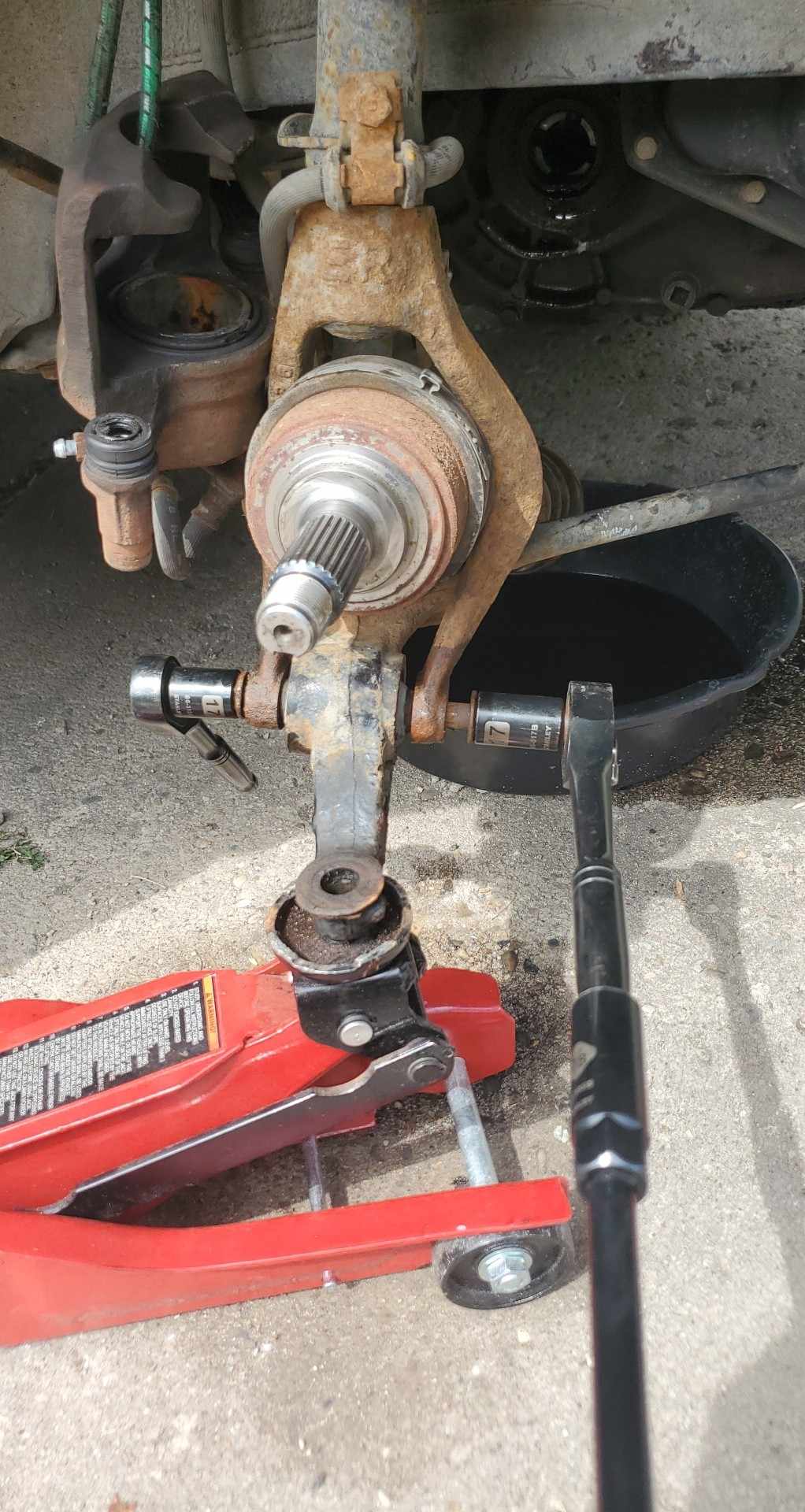 Driver Side CV Axle Removal