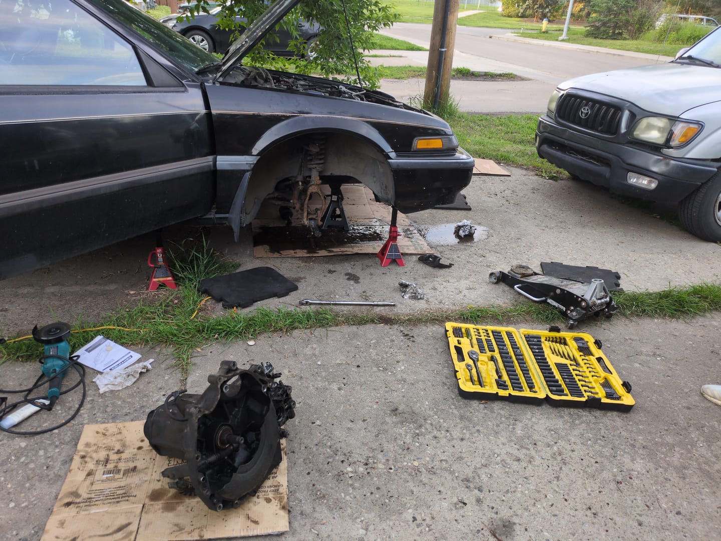 Transmission Finally Removed