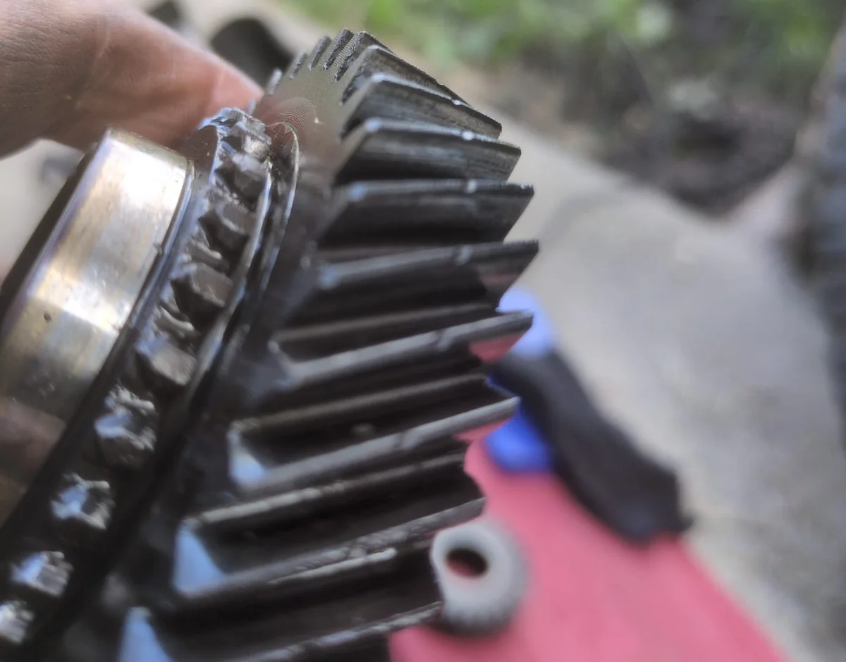 Chipped 5th gear of the Honda Accord transmission