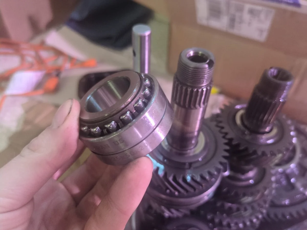 4th gear bearing removed from the main shaft